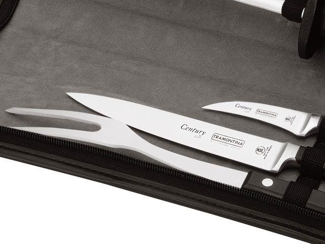 Jogo de Facas 6 Peças Tramontina Century 24099020 Preto - 3
