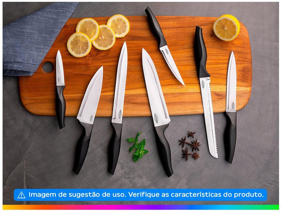 Jogo de Facas Brinox Inox Cross 5 Peças - 1