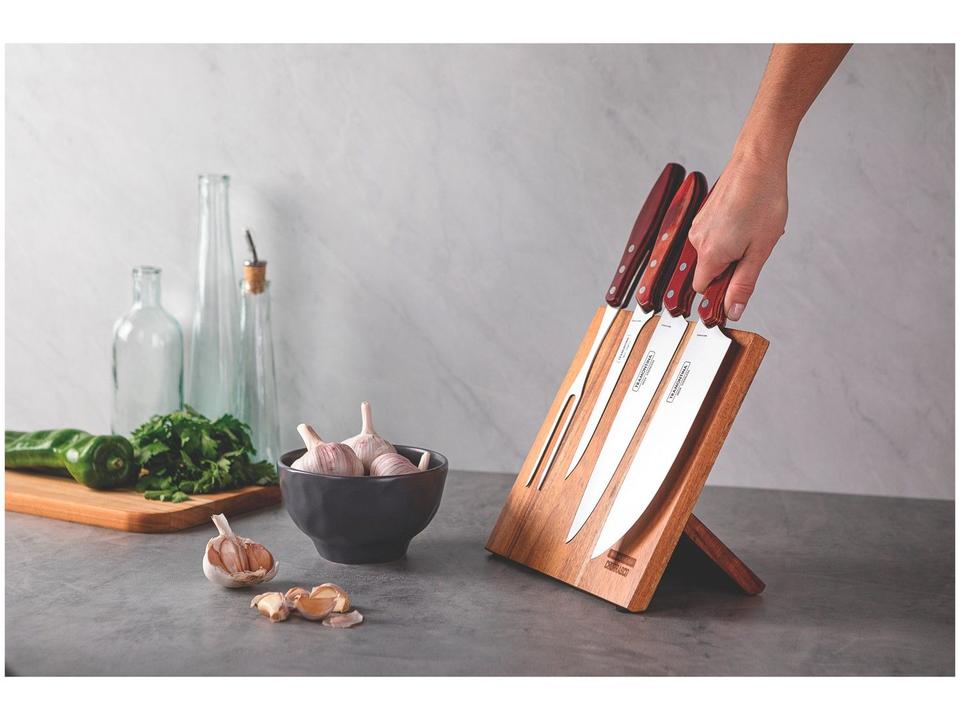 Jogo de Facas Churrasco Tramontina Inox - 5