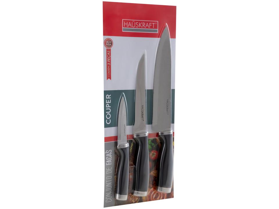 Jogo de Facas Hauskraft Inox Couper 3 Peças - 3