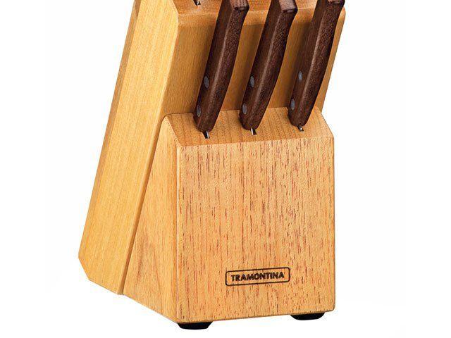 Jogo de Facas Tramontina com Cepo 8 Peças Tradicional - 2