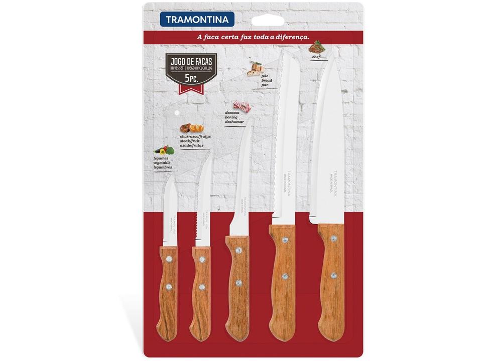 Jogo de Facas Tramontina Inox Dynamic - 6
