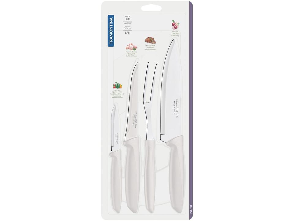 Jogo de Facas Tramontina Inox Plenus 4 Peças - 3