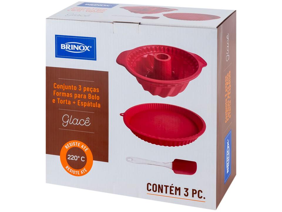 Jogo de Formas de Silicone Brinox Glacê 3 Peças - 4