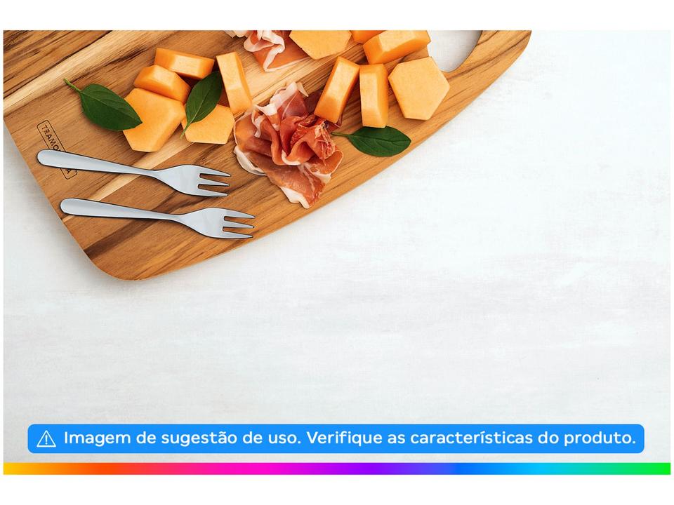 Jogo de Garfos para Petisco Tramontina Aço Inox Amazonas 66960740 6 Peças - 1