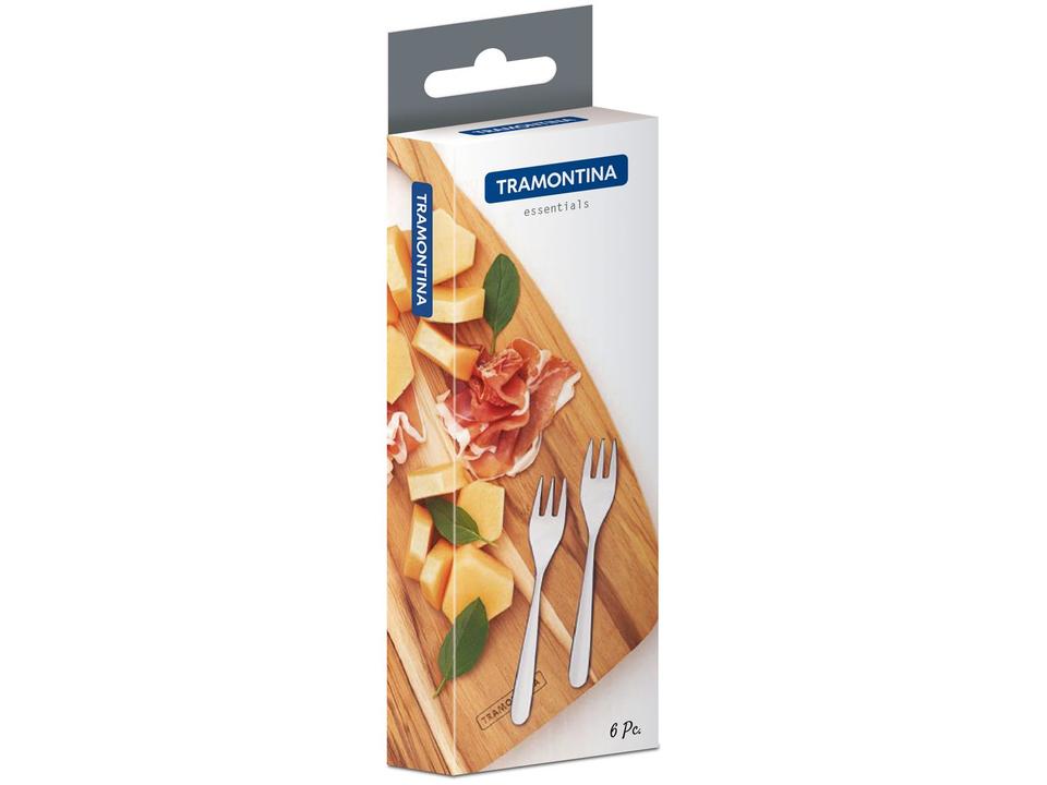 Jogo de Garfos para Petisco Tramontina Aço Inox Amazonas 66960740 6 Peças - 3