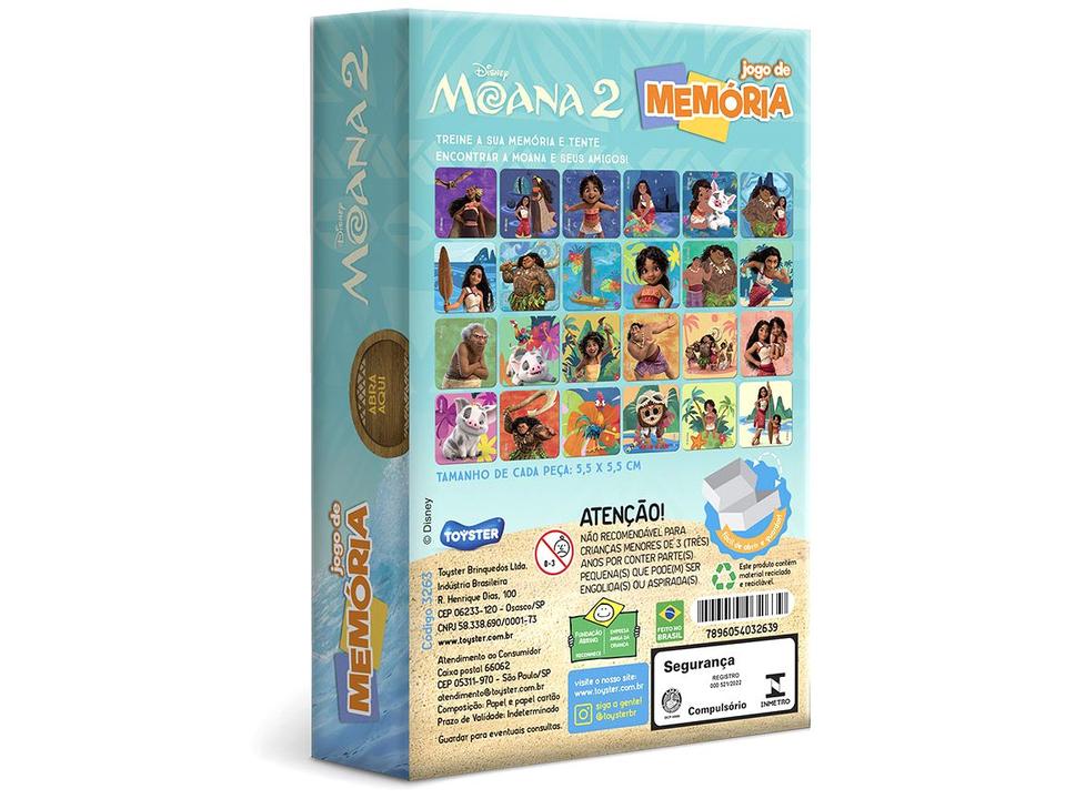 Jogo de Memória Disney Jak Moana 2 - 3
