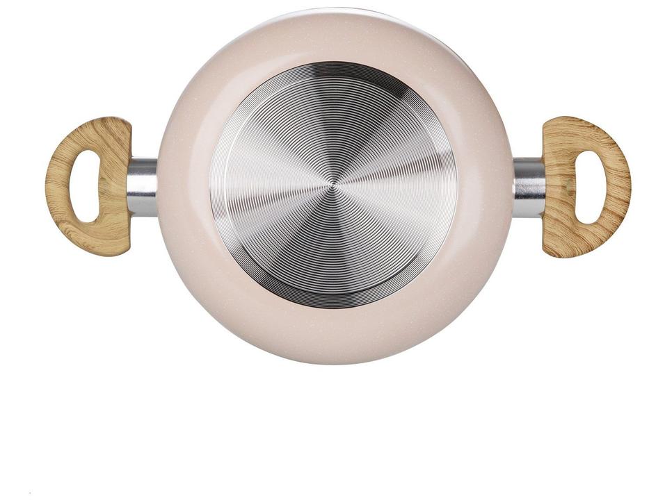 Jogo de Panelas Bianchini Revestimento Cerâmico Antiaderente de Alumínio Bege 5 Peças Provence - 4