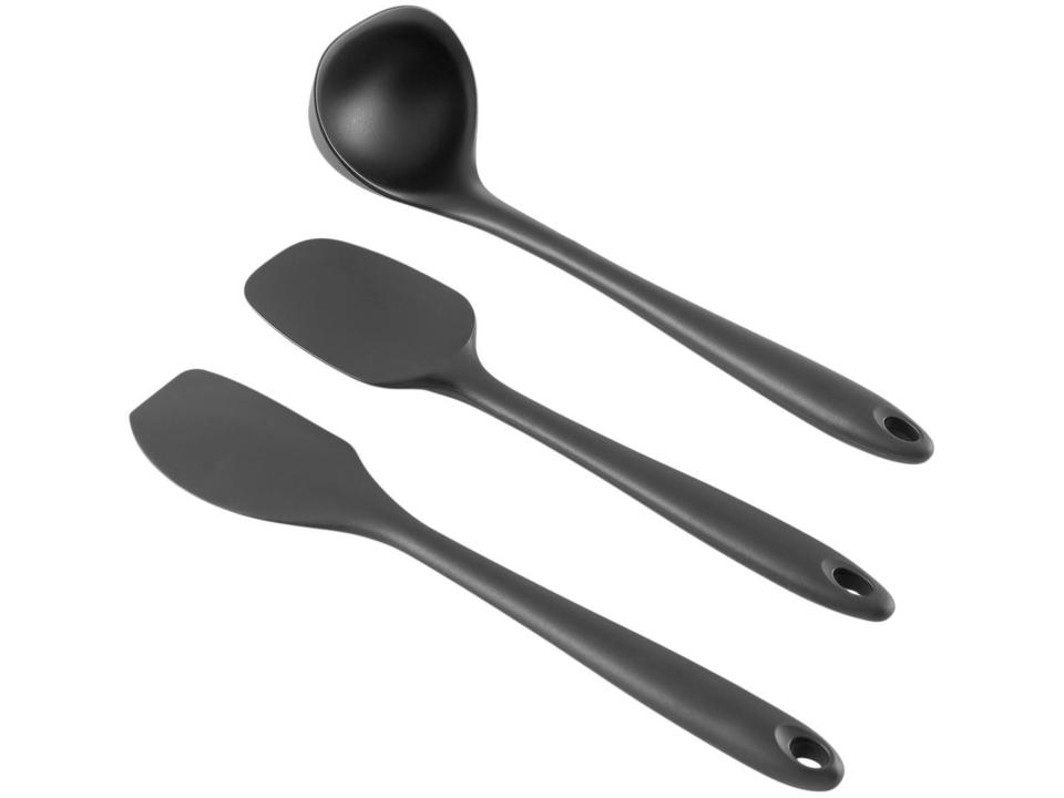 Jogo de Panelas Brinox Ceramic Life de Alumínio Azul 8 Peças Carbon - 10