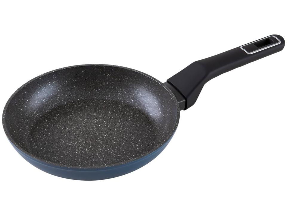 Jogo de Panelas Brinox Ceramic Life de Alumínio Azul 8 Peças Carbon - 6