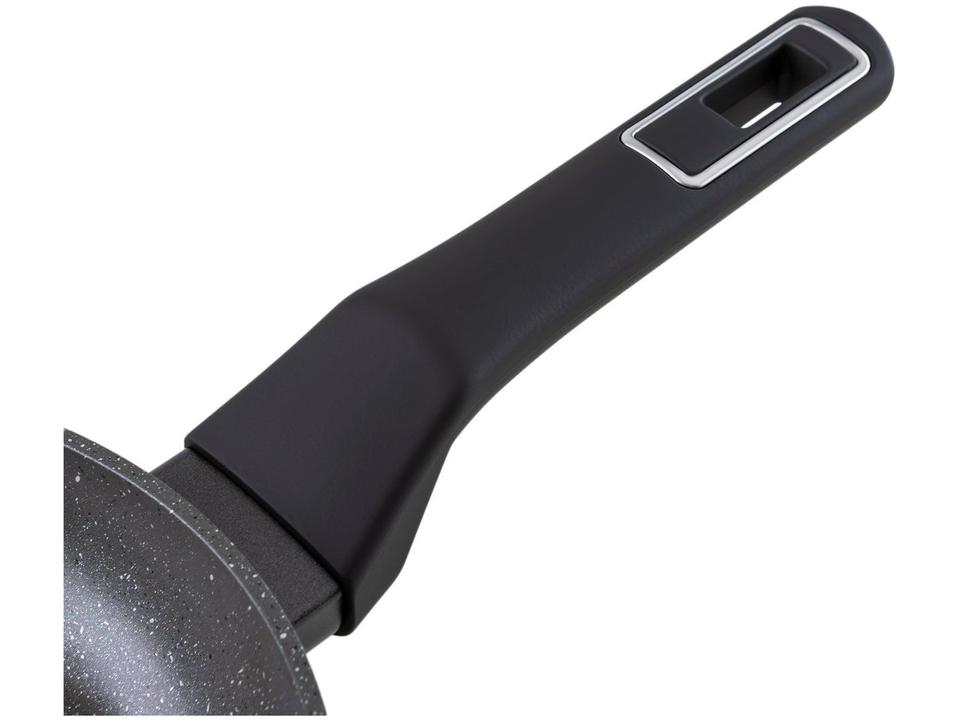 Jogo de Panelas Brinox Ceramic Life de Alumínio Azul 8 Peças Carbon - 8