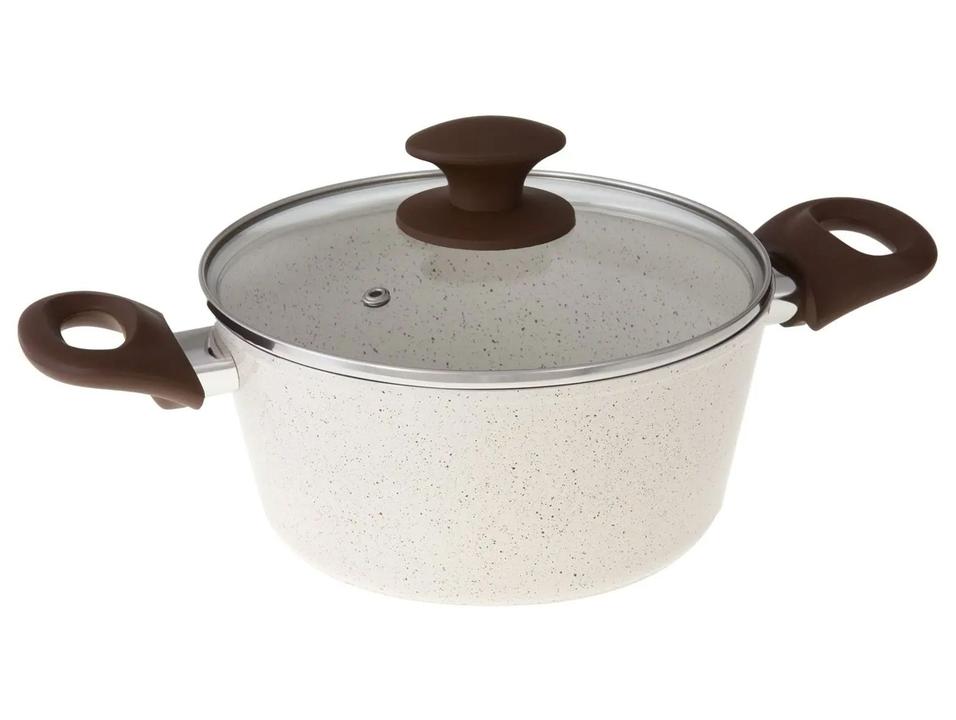 Jogo de Panelas Brinox Cerâmico de Alumínio Vanilla 5 Peças Optima Essentials Ceramic Life - 7