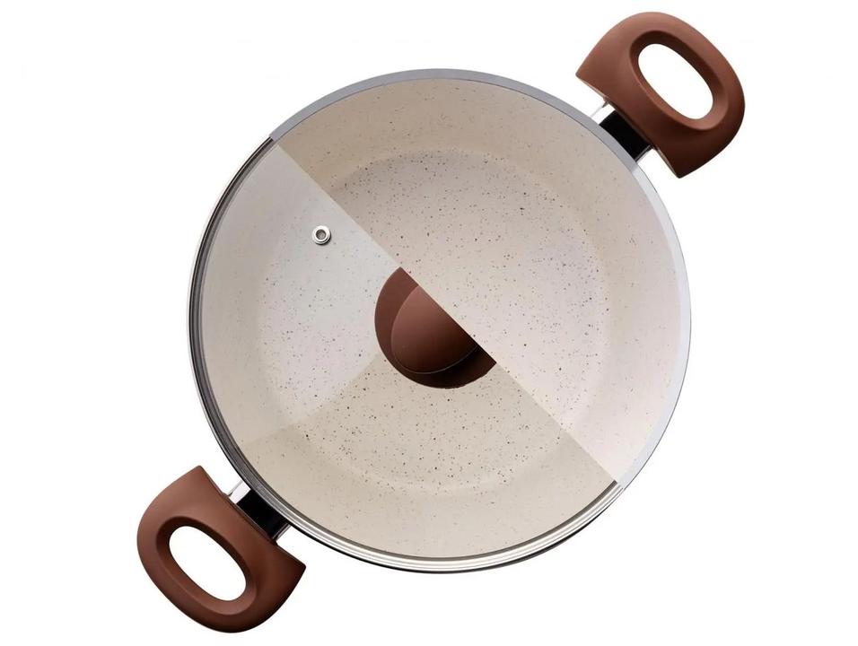 Jogo de Panelas Brinox Cerâmico de Alumínio Vanilla 5 Peças Optima Essentials Ceramic Life - 9