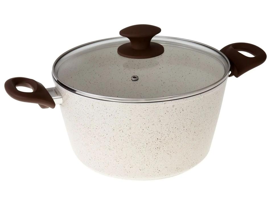 Jogo de Panelas Brinox Cerâmico de Alumínio Vanilla 5 Peças Optima Essentials Ceramic Life - 6