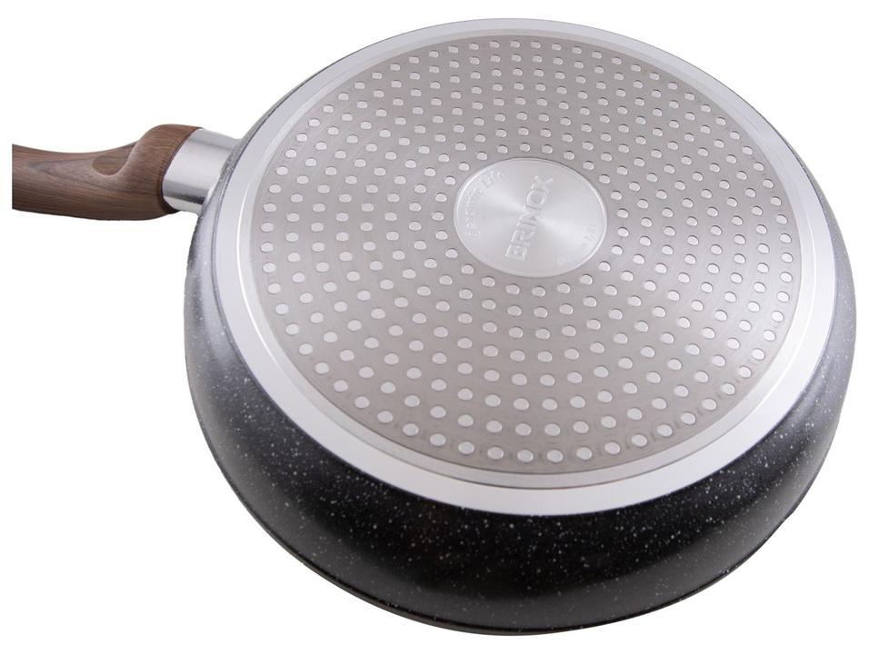 Jogo de Panelas Brinox de Alumínio Stone&Wood Cinza 5 Peças Optima - 9