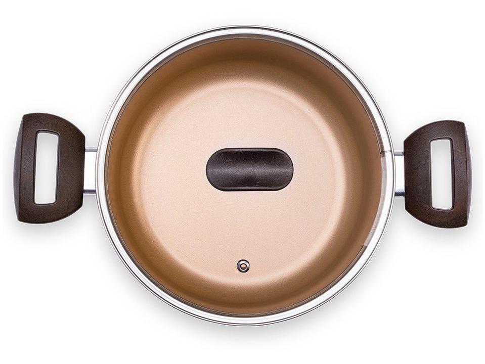 Jogo de Panelas Brinox de Alumínio Verde 5 Peças - 2