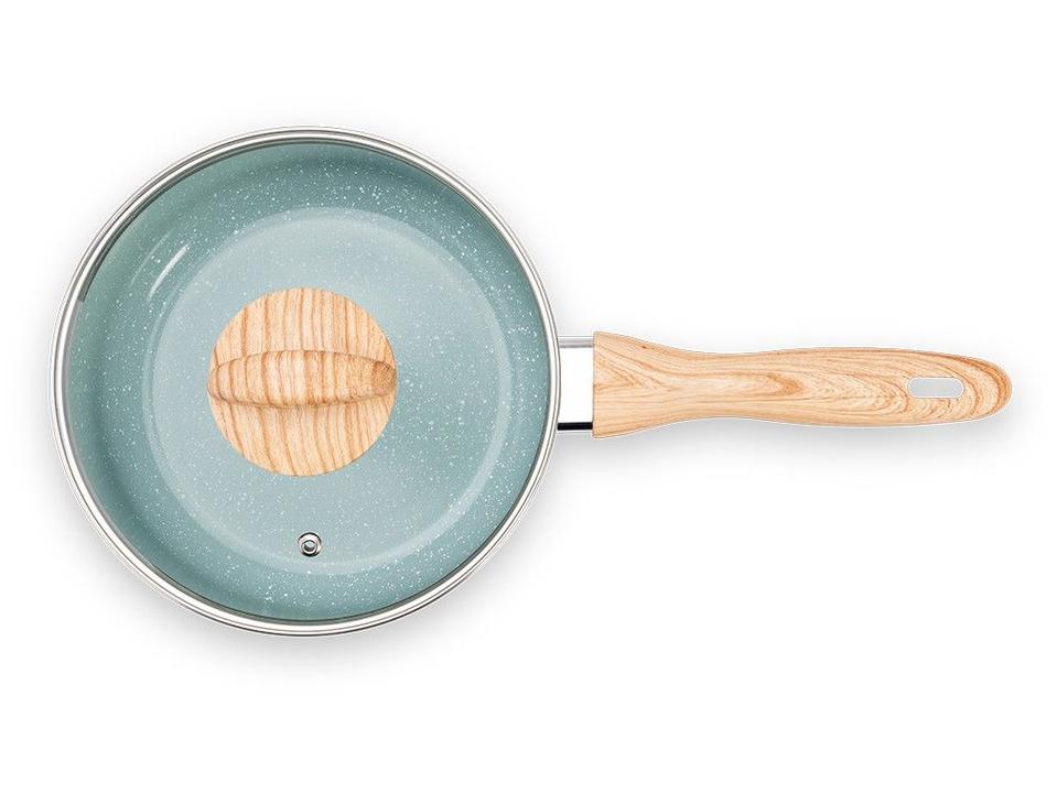 Jogo de Panelas Brinox de Alumínio Verde 6 Peças - 7