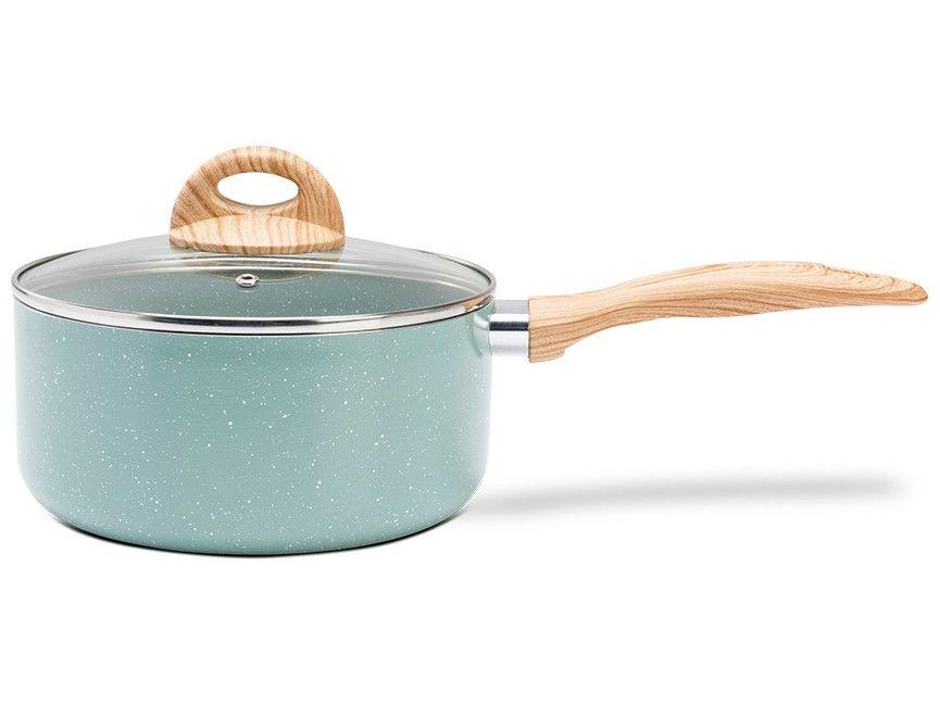 Jogo de Panelas Brinox de Alumínio Verde 6 Peças - 6