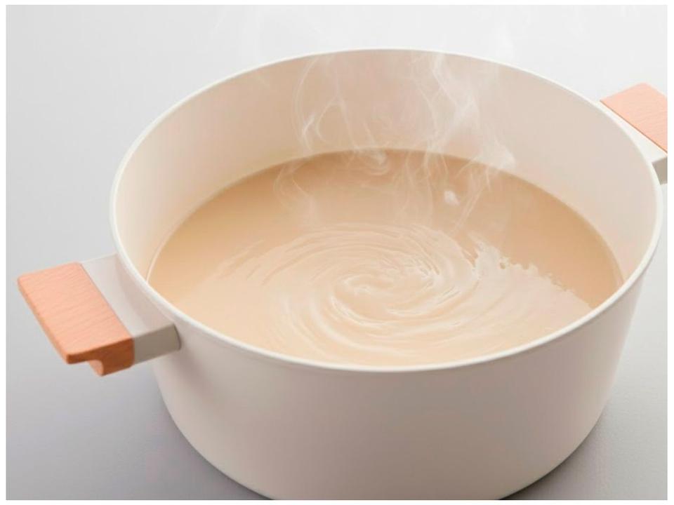 Jogo de Panelas Brinox Revestimento Cerâmico Creme 5 Peças Cabo Amadeirado Ceramic Life Nordic - 3