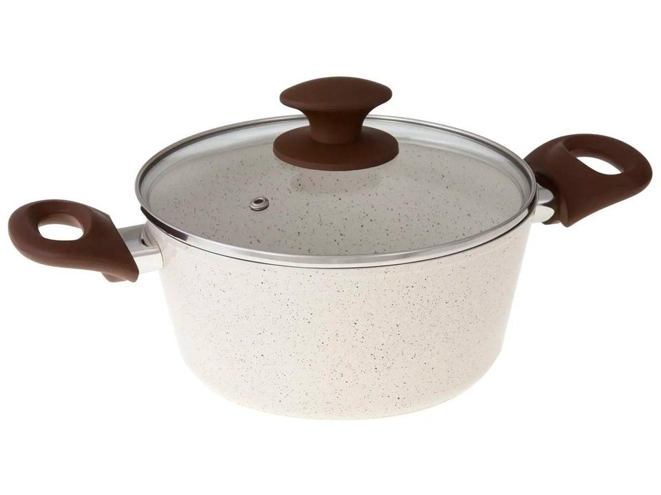 Jogo de Panelas Brinox Revestimento Cerâmico de Alumínio Vanilla 5 Peças Optima CeramicLife - 14