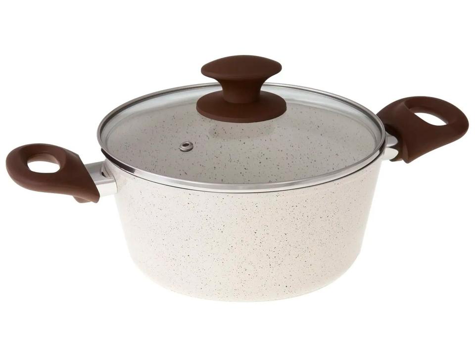 Jogo de Panelas Brinox Revestimento Cerâmico de Alumínio Vanilla 5 Peças Optima - 14