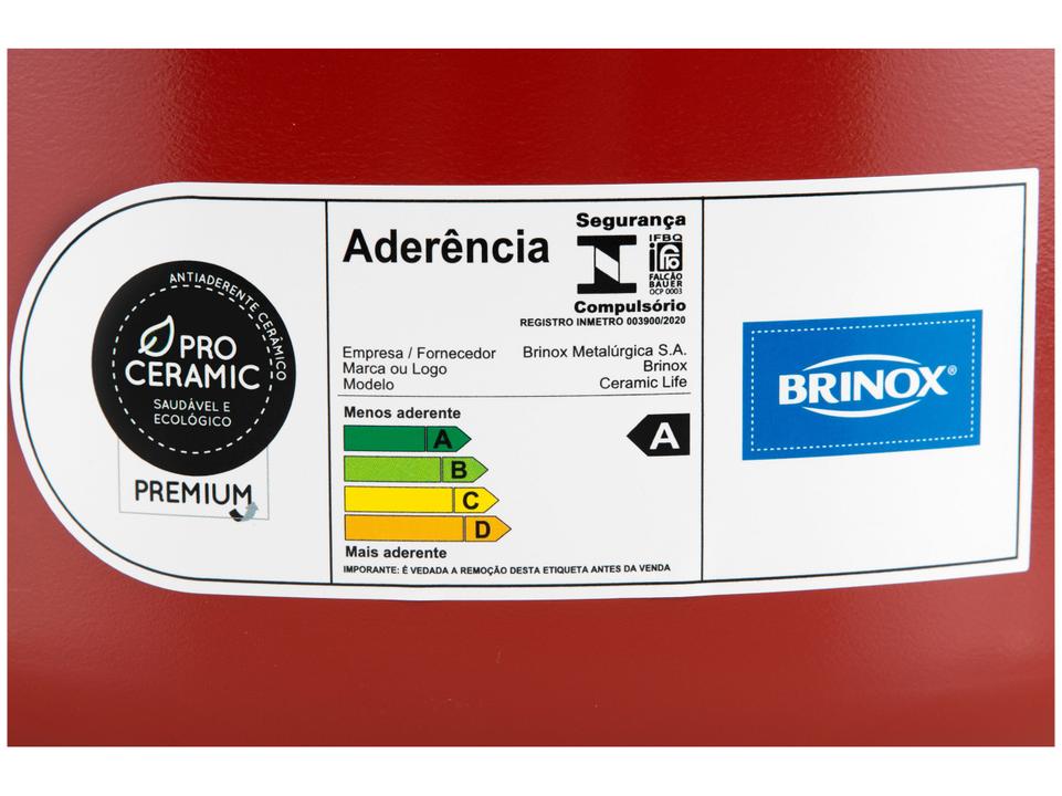 Jogo de Panelas Brinox Revestimento Cerâmico - 10