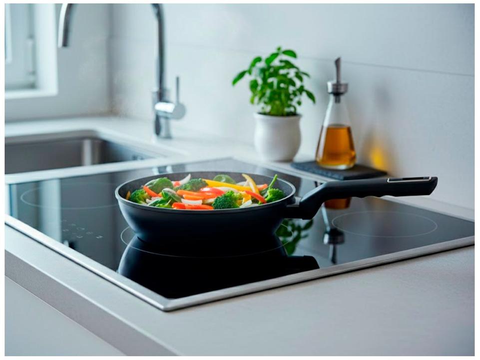 Jogo de Panelas Brinox Revestimento Cerâmico Preto 5 Peças Carbon Ceramic Life - 7
