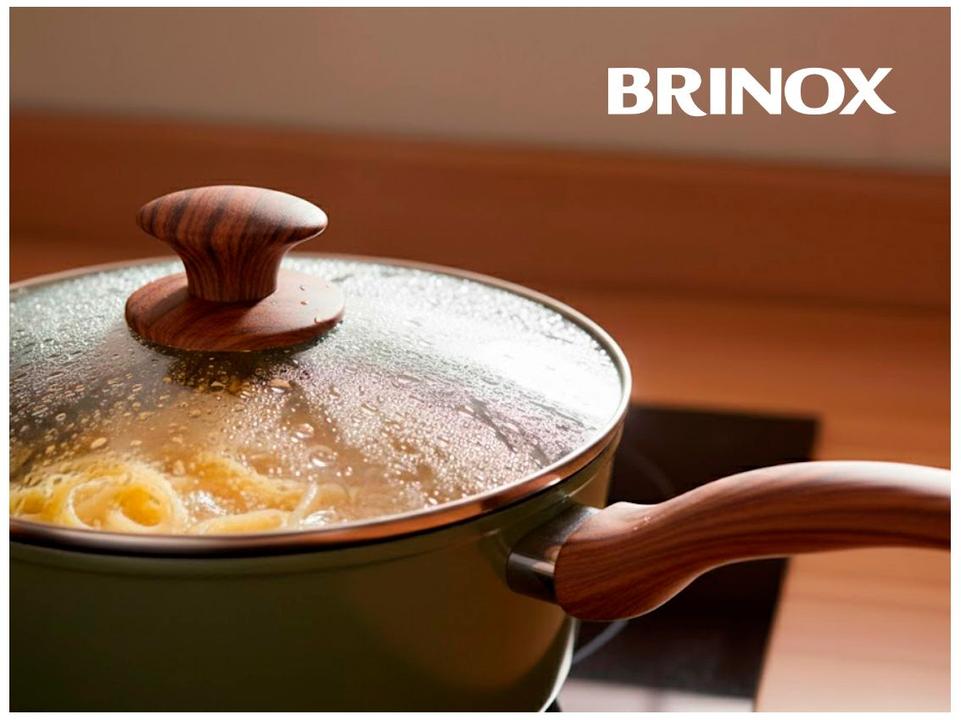 Jogo de Panelas Brinox Verde Olive 5 Peças - 6