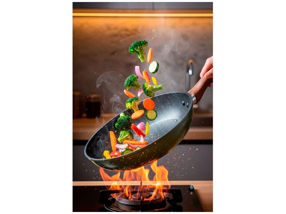 Jogo de Panelas Brinox Verde Olive 5 Peças - 7