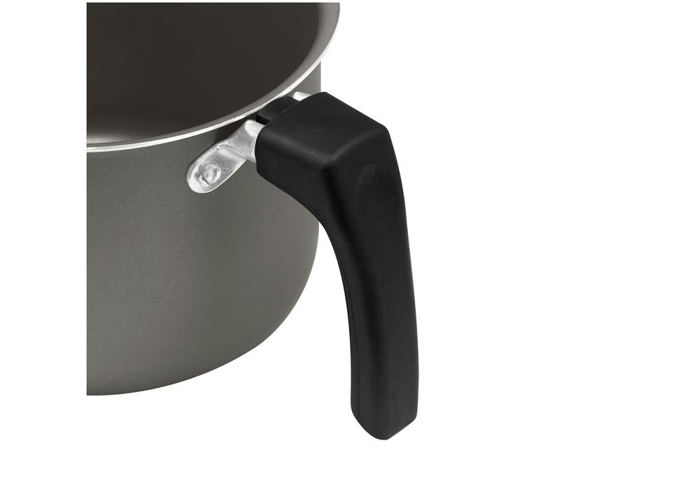 Jogo de Panelas Eirilar Antiaderente de Alumínio Grafite 10 Peças Facility - 16