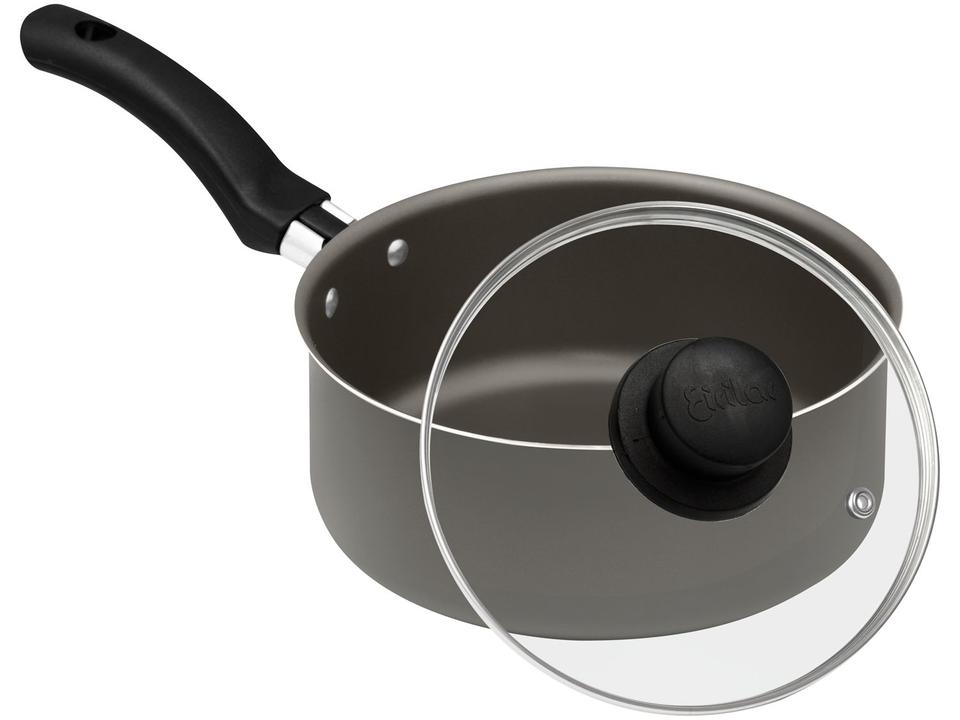 Jogo de Panelas Eirilar Antiaderente de Alumínio Grafite 10 Peças Facility - 12