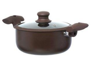 Jogo de Panelas Hauskraft Antiaderente de Alumínio Marrom 5 Peças Carmin - 3