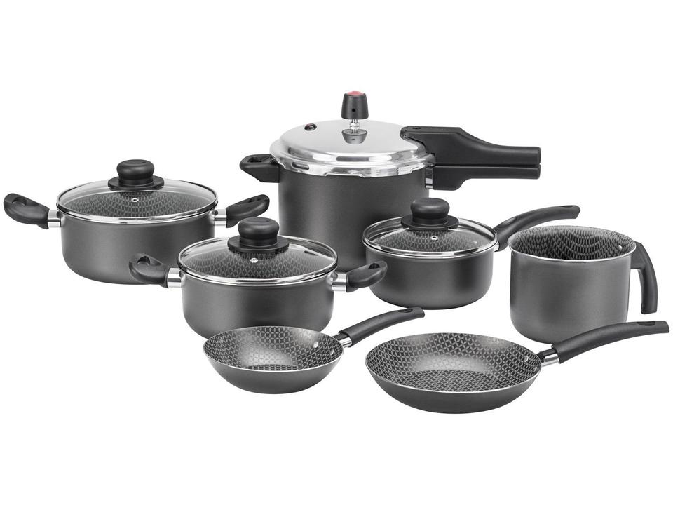 Jogo de Panelas Multiflon Antiaderente de Alumínio - 2