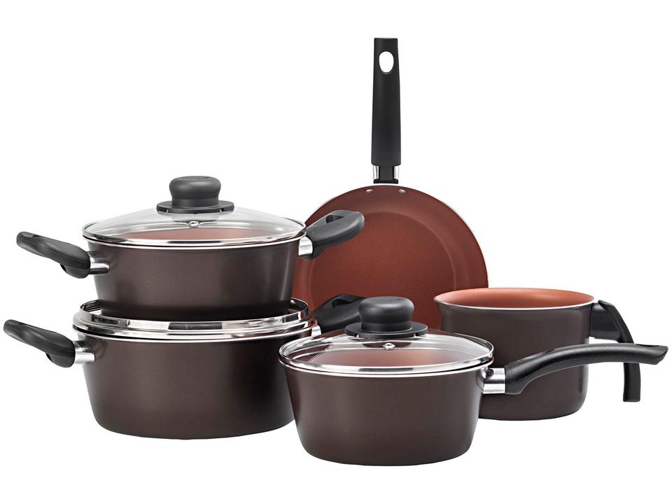 Jogo de Panelas Multiflon Antiaderente de Alumínio - 1