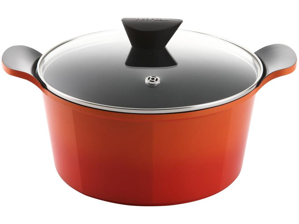 Jogo de Panelas Neoflam Revestimento Cerâmico de Alumínio Laranja 5 Peças Venn - 4