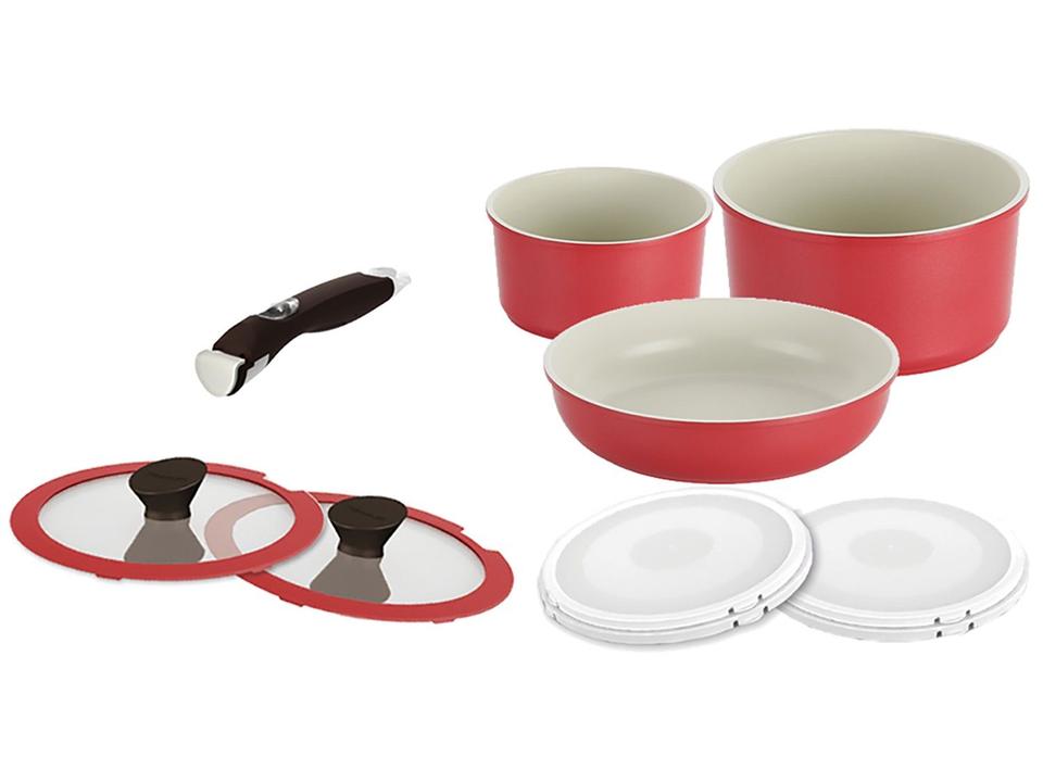 Jogo de Panelas Neoflam Revestimento Cerâmico - 6