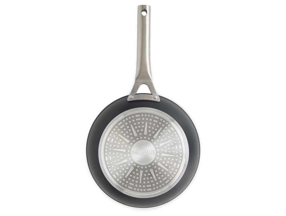 Jogo de Panelas Neuhaus Revestimento Cerâmico de Alumínio Forjado Preto Fundo Triplo 8 Peças Ceramic Prime - 10