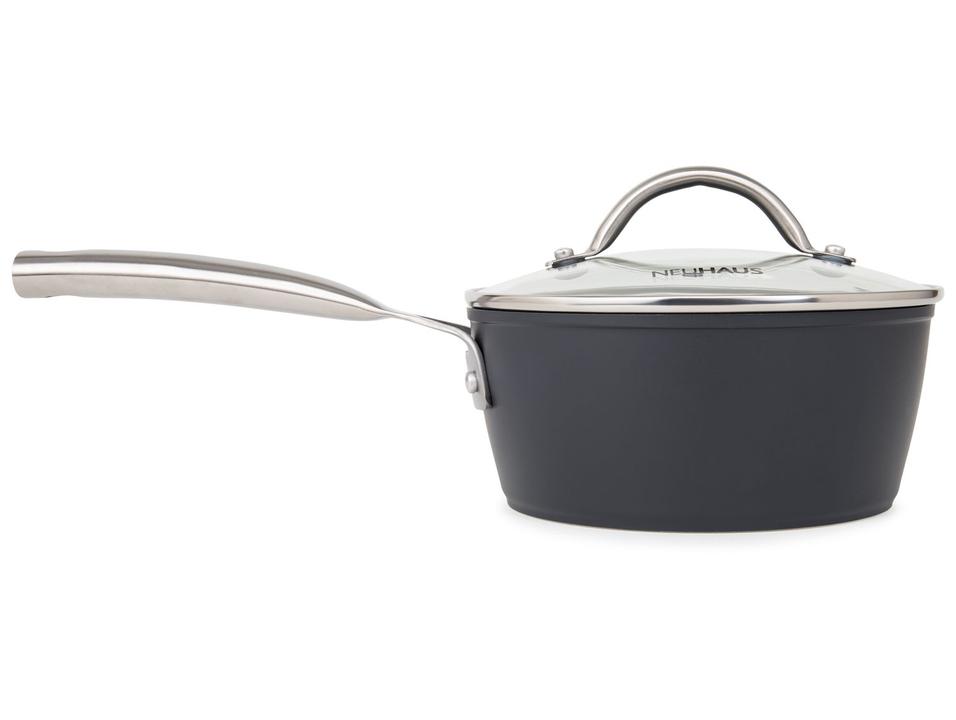 Jogo de Panelas Neuhaus Revestimento Cerâmico de Alumínio Forjado Preto Fundo Triplo 8 Peças Ceramic Prime - 7