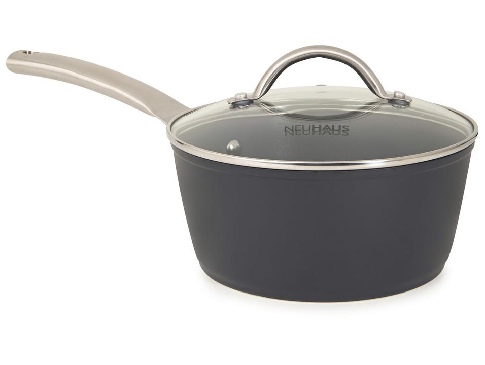 Jogo de Panelas Neuhaus Revestimento Cerâmico de Alumínio Forjado Preto Fundo Triplo 8 Peças Ceramic Prime - 6