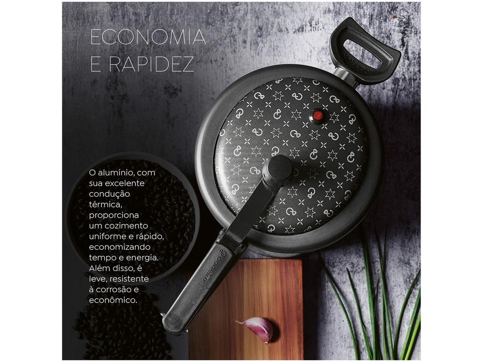 Jogo de Panelas Panelux Antiaderente de Alumínio Grafite 7 Peças Magnific - 14