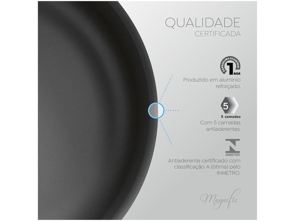 Jogo de Panelas Panelux Antiaderente de Alumínio Grafite 8 Peças Magnific - 7