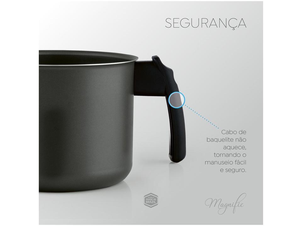 Jogo de Panelas Panelux Antiaderente de Alumínio Grafite 8 Peças Magnific - 10