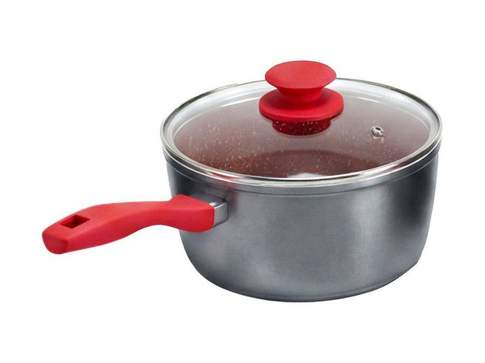 Jogo de Panelas Philco Antiaderente Cinza e Vermelho 4 Peças PKT420 - 6