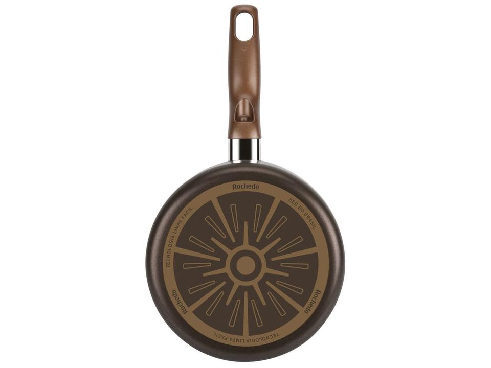 Jogo de Panelas Rochedo Antiaderente de Alumínio Chocolate 5 Peças Expert - 20
