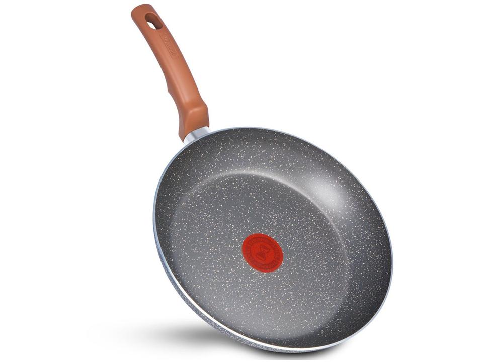 Jogo de Panelas Rochedo Antiaderente de Alumínio Cinza e Bege 5 Peças Natural Stone - 4