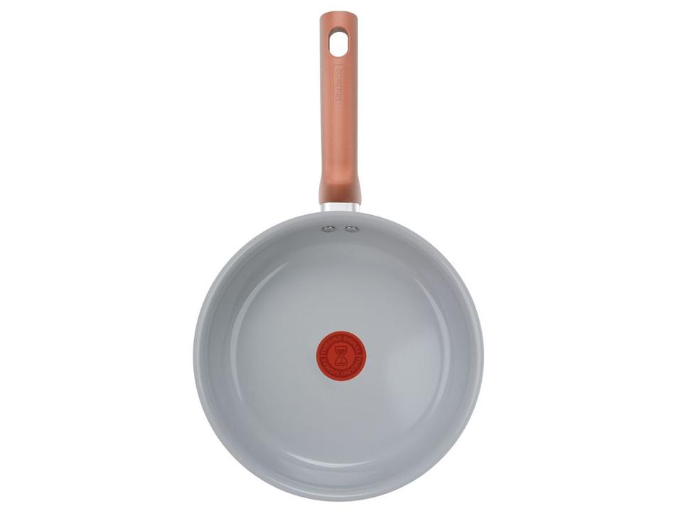 Jogo de Panelas Rochedo Cerâmico de Alumínio Rose Gold Fundo Triplo 5 Peças Ceramic - 9