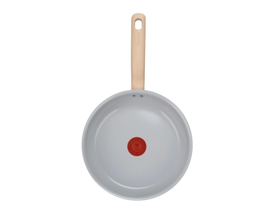 Jogo de Panelas Rochedo de Alumínio Vanilla Fundo Triplo 5 Peças Ceramic Light Sand - 13