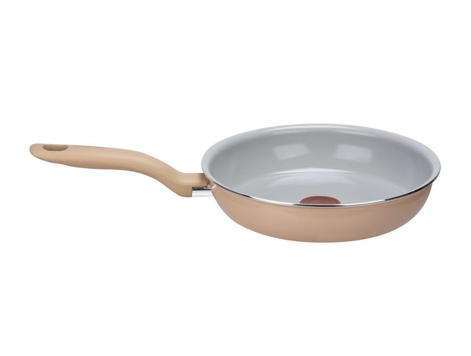 Jogo de Panelas Rochedo de Alumínio Vanilla Fundo Triplo 5 Peças Ceramic Light Sand - 12