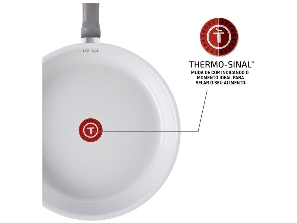 Jogo de Panelas Tefal Cerâmico Cinza 10 Peças Recycled Ceramic - 20