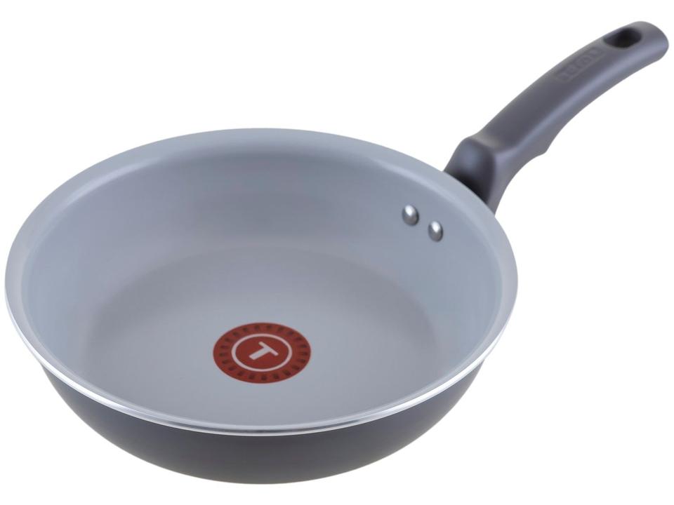 Jogo de Panelas Tefal Cerâmico Cinza 10 Peças Recycled Ceramic - 10